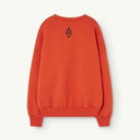 ★BASIC★The Animals Observatory LEO KIDS SWEATSHIRT Red F23118_251_BG 251