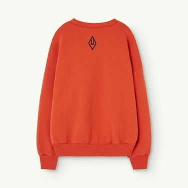 ★BASIC★The Animals Observatory LEO KIDS SWEATSHIRT Red F23118_251_BG 251