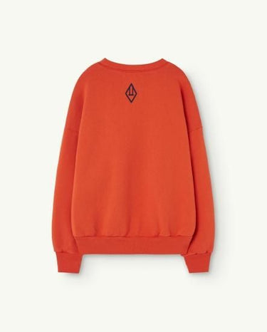★BASIC★The Animals Observatory LEO KIDS SWEATSHIRT Red F23118_251_BG 251