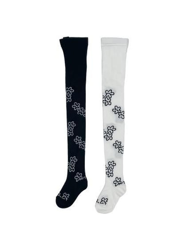 ★40%OFF★2023AW★UNIONINI ユニオニーニ flower tights white AC-085