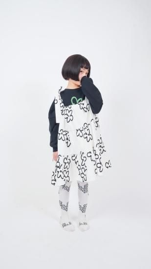 ★40%OFF★2023AW★UNIONINI ユニオニーニ flower tights white AC-085