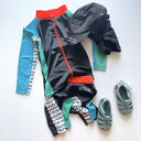 ★2023SS★THE PARK SHOP ザ パークショップ WAVEPARK RASH SHORTS wavelogo black TPS-549(wavelogo柄)