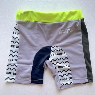 ★2023SS★THE PARK SHOP ザ パークショップ WAVEPARK RASH SHORTS wavelogo gray TPS-549(wavelogo柄)