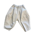 ★BASIC★nunuforme ヌヌフォルム 白黒デニムポインテッドデニムパンツ WhitexBlack ns-621-173