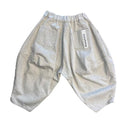 ★BASIC★nunuforme ヌヌフォルム 白黒デニムポインテッドデニムパンツ WhitexBlack ns-621-173