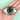 Coucou Suzette ククシュゼット Eye Hair Claw - Green アイヘアクリップ グリーン