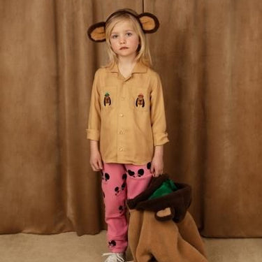 ★30%OFF★PRE 2024SS★mini rodini ミニロディーニ Ear fur headband Brown