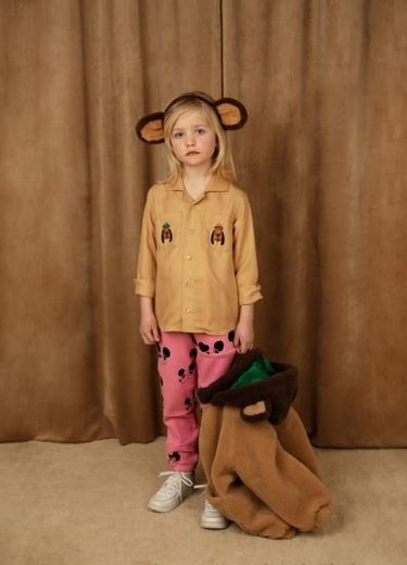 ★30%OFF★PRE 2024SS★mini rodini ミニロディーニ Ear fur headband Brown