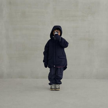 MOUN TEN. マウンテン T/C puff coat navy MC21-1442
