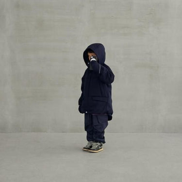 MOUN TEN. マウンテン T/C puff coat navy MC21-1442
