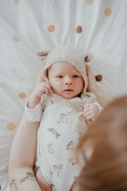 Gang of Kids ギャングオブキッズ Fairy Hat Alpaca & Silk Light Beige