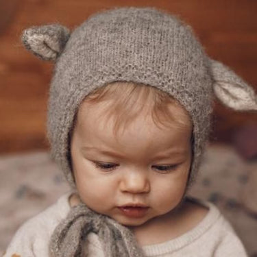 Gang of Kids ギャングオブキッズ Fairy Hat Alpaca & Silk Light Gray