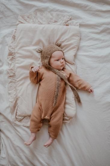 Gang of Kids ギャングオブキッズ Fairy Hat Alpaca & Silk Dark Beige