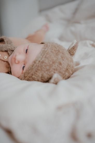 Gang of Kids ギャングオブキッズ Fairy Hat Alpaca & Silk Dark Beige