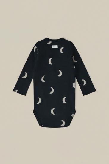 organic zoo オーガニックズー Charcoal Midnight Wrap Bodysuit 13WOBCM