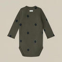 organic zoo オーガニックズー Olive Dots Wrap Bodysuit 13WOBOD