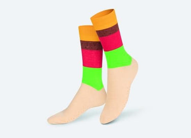 EAT MY SOCKS イートマイソックス Cheeseburger チーズバーガーソックス
