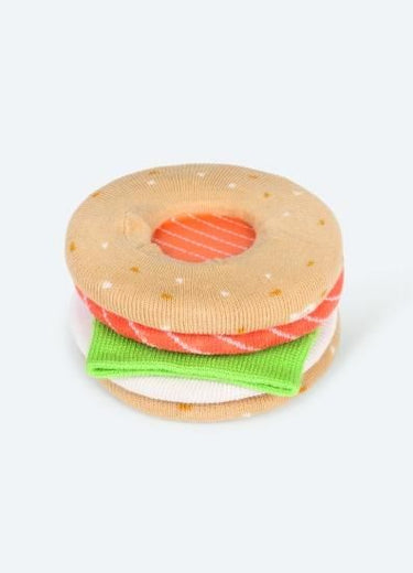 EAT MY SOCKS イートマイソックス Salmon Bagel サーモンベーグルソックス