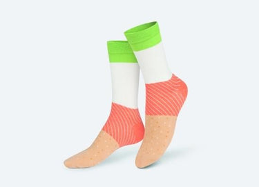 EAT MY SOCKS イートマイソックス Salmon Bagel サーモンベーグルソックス