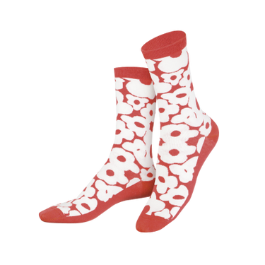 EAT MY SOCKS イートマイソックス Flower Power Red フラワーパワーレッドソックス