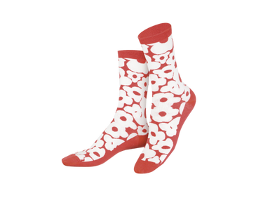 EAT MY SOCKS イートマイソックス Flower Power Red フラワーパワーレッドソックス