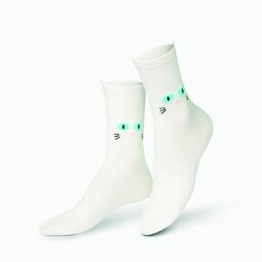 EAT MY SOCKS イートマイソックス Cat Walk White キャットウォークホワイトソックス