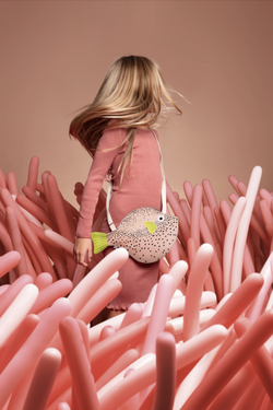 Donfisher ドンフィッシャー Pufferfish Small Pink フグショルダーバッグ ピンク
