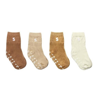 STUCKIES ソックス 4 Pack Classics - mixed colors Desert 4足セット