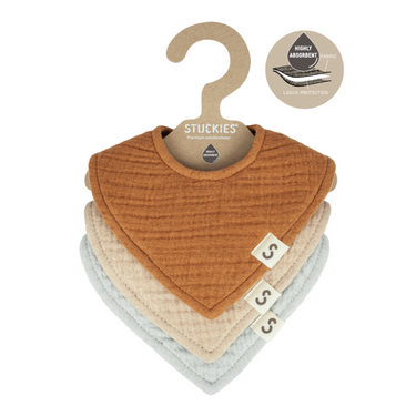 STUCKIES ビブ High Absorbency Bibs 3-Pack Lilly ビブ3枚セット