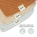 STUCKIES ビブ High Absorbency Bibs 3-Pack Lilly ビブ3枚セット