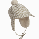 ★40%OFF★garbo&friends ガルボアンドフレンズ Checks Olive Winter Baby Hat GF79137230-5300