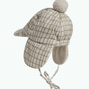 ★40%OFF★garbo&friends ガルボアンドフレンズ Checks Olive Winter Baby Hat GF79137230-5300