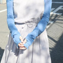 TAWARA タワラ アームカバー スモークブルー t60566
