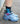 KIVISDOU キビスドウ 靴下 デカルコマニー クルーソックス black×lightblue ２Ｐk40643