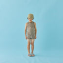 ★2024SS★MOUN TEN. マウンテン swim tanktop khaki check MW04-1149