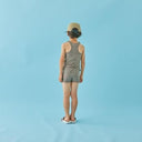 ★2024SS★MOUN TEN. マウンテン swim tanktop khaki check MW04-1149