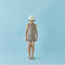 MOUN TEN. マウンテン swim shorts khaki check MW06-1151 MW06-1748