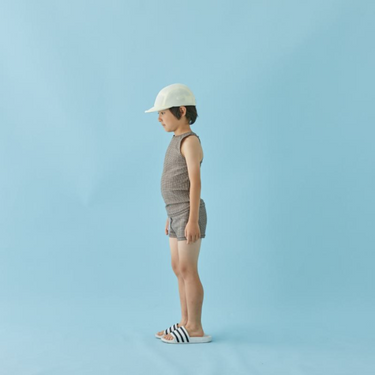 MOUN TEN. マウンテン swim shorts khaki check MW06-1151 MW06-1748
