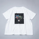 ★40%0FF★2024SS★michirico ミチリコ Flower T ホワイト MR24SS-02 (kids/womens/mens)