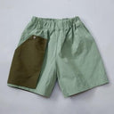 ★40%OFF★2024SS★michirico ミチリコ Cordura nylon three pocket pants カーキ MR24SS-27(kids)