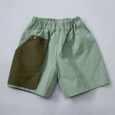 ★40%OFF★2024SS★michirico ミチリコ Cordura nylon three pocket pants カーキ MR24SS-27(kids)