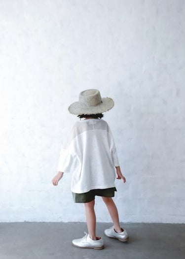 ★40%OFF★2024SS★michirico ミチリコ Cordura nylon three pocket pants カーキ MR24SS-27(kids)