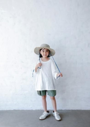 ★40%OFF★2024SS★michirico ミチリコ Cordura nylon three pocket pants カーキ MR24SS-27(kids)