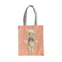 NathalieLete ナタリーレテ Rectangle tote bag Bear 510073