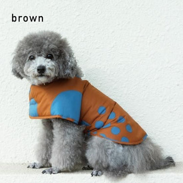 392 plusm サンキューニ プリュスエム maru quilting dog poncho 小型犬ドッグ ポンチョ 犬用レインコート レインウェア Sサイズ 706040