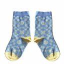 ★50%OFF★2024SS★MABLI マブリ BRITHLEN SOCKS CMBYZ CHAMBRAY BLUE/YUZU MAB527