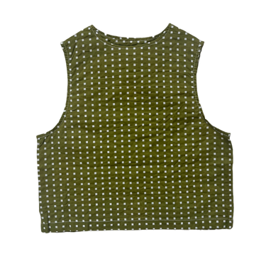 ★40%OFF★2024SS★Hello Lupo ハロールポ Aoi Gilet Matcha Quadri
