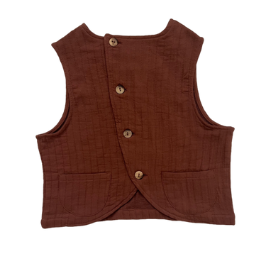 ★40%OFF★2024SS★Hello Lupo ハロールポ Aoi Gilet Cinnamon