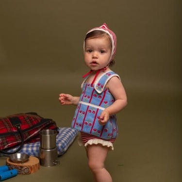 ★40%OFF★2024SS★Birinit Petit ビリニット Red stripe bloomer short Braguita rayas rojas 240201115