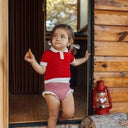 ★40%OFF★2024SS★Birinit Petit ビリニット Red stripe bloomer short Braguita rayas rojas 240201115